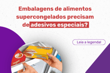 adesivo para embalagens supercongeladas